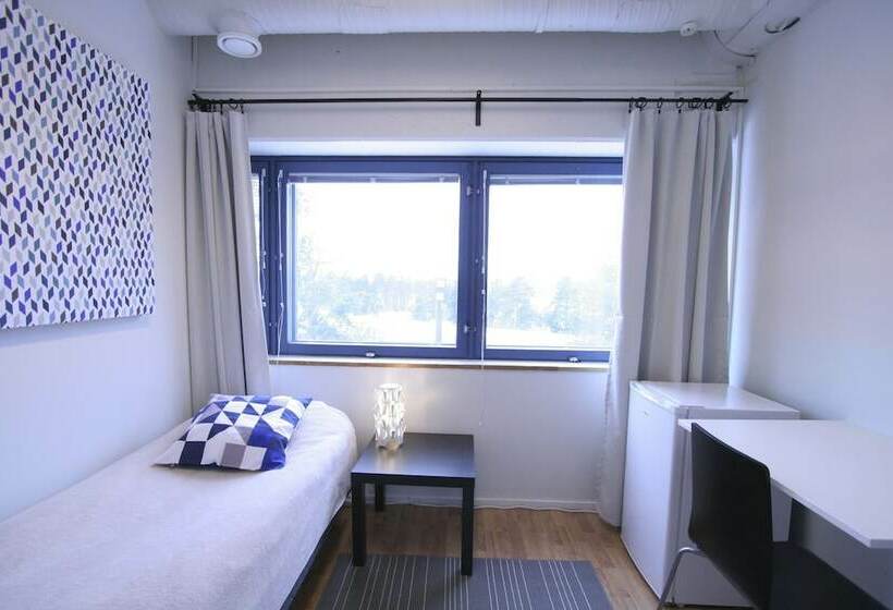 스탠다드 싱글 룸 공동욕실, Forenom Hostel Espoo Kivenlahti