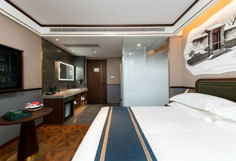 اتاق استاندارد با تخت بزرگ, Time Traveller Boutique Hotel   Near Beijing National Stadium , Olympic Forest Park , National Conve