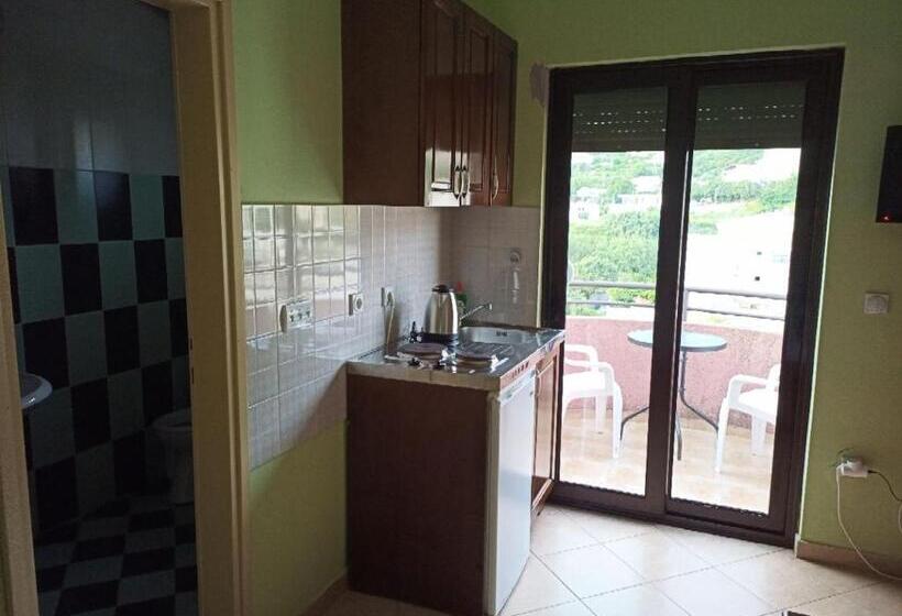اتاق استاندارد با بالکن و چشم‌انداز دریا, Apartments Normannia