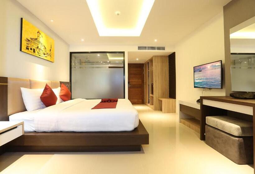 발코니 디럭스 룸, Paripas Patong Resort   Sha Extra Plus