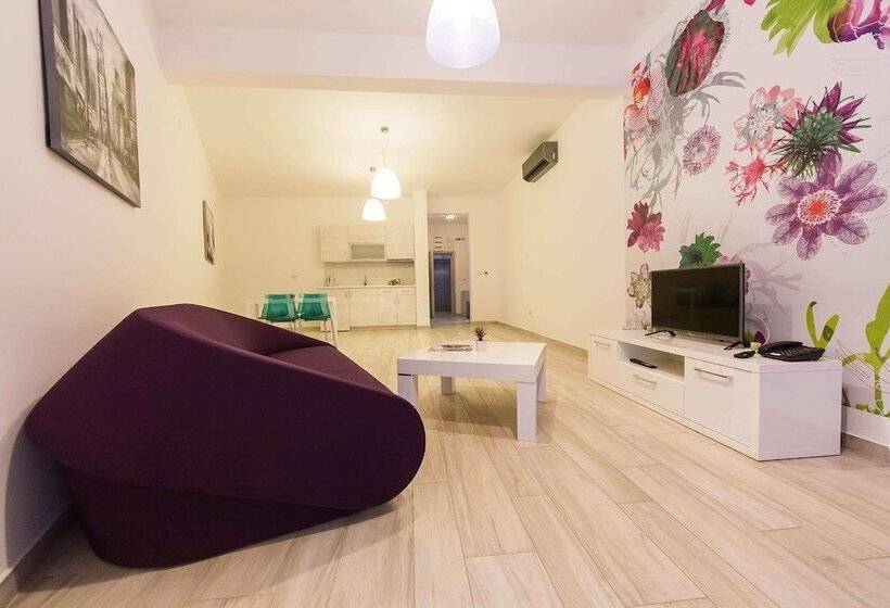 آپارتمان 1 خوابه با چشم‌انداز باغ, Apart Hotel Sea Fort