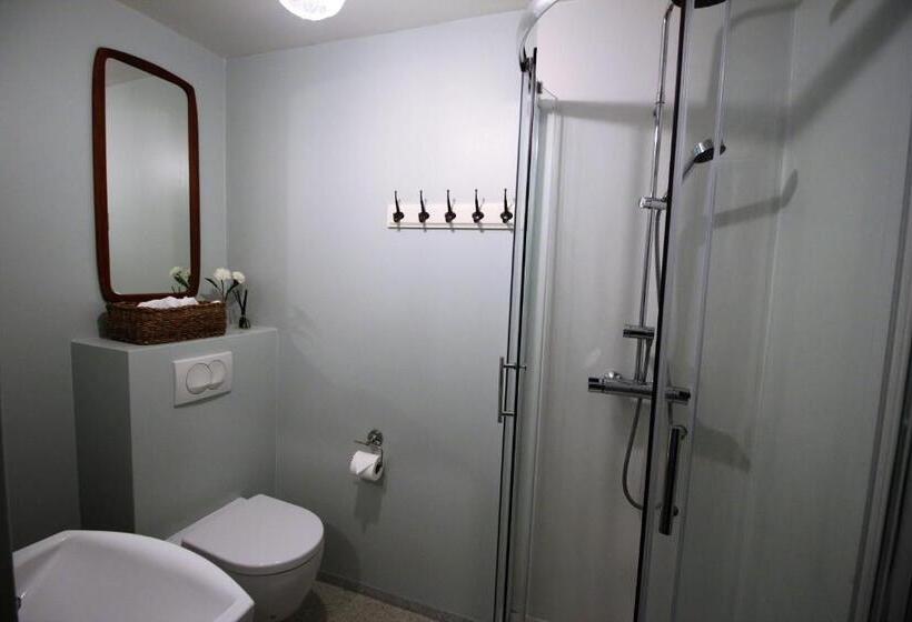 اتاق یک نفره پایه با سرویس بهداشتی مشترک, Grettir Guesthouse