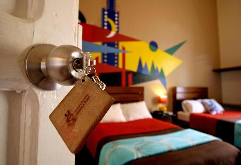 اتاق استاندارد چهارنفره با سرویس بهداشتی مشترک, Hostel Hospedarte Centro