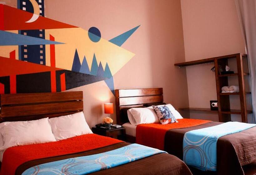 اتاق استاندارد چهارنفره با سرویس بهداشتی مشترک, Hostel Hospedarte Centro