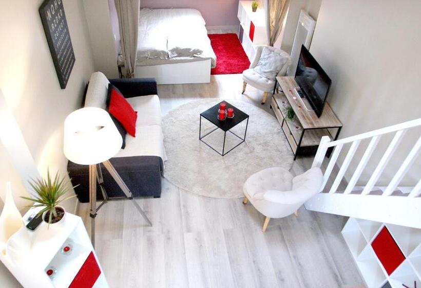 Апартаменты Дюплекс 1 Спальня, Free Parking   Self Checkin   Wifi   Duplex La Fusterie   Superbordeaux