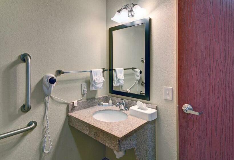 适合残疾人士使用的带超级大床的标准间, Cobblestone Inn & Suites   Big Lake