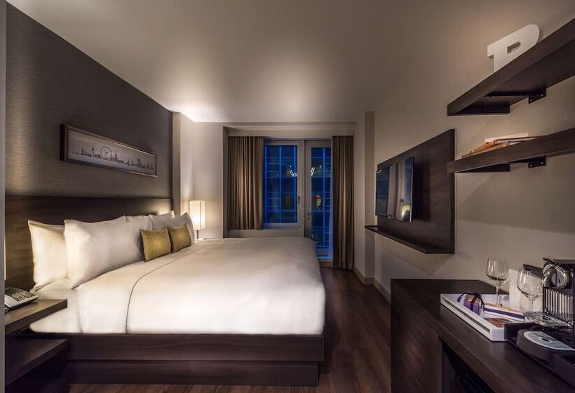 اتاق استاندارد با تخت بزرگ, The Bernic Hotel New York City, Tapestry Collection By Hilton