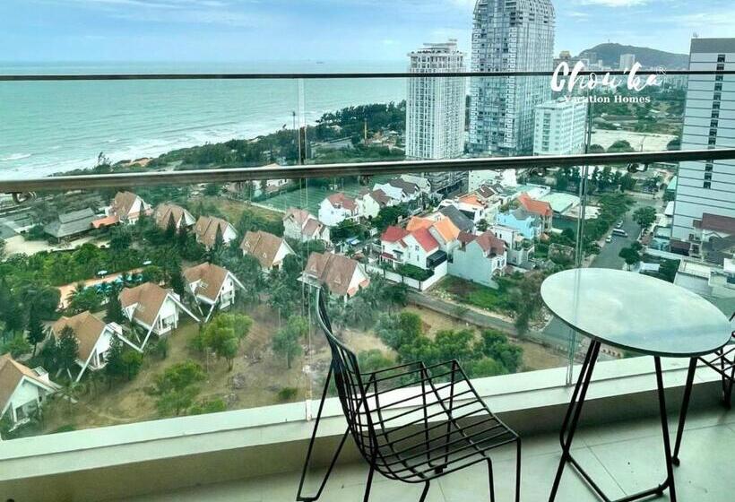 آپارتمان 1 خوابه با چشم‌انداز دریا, Hoàn Phố Land   The Sóng Apartment Vũng Tàu