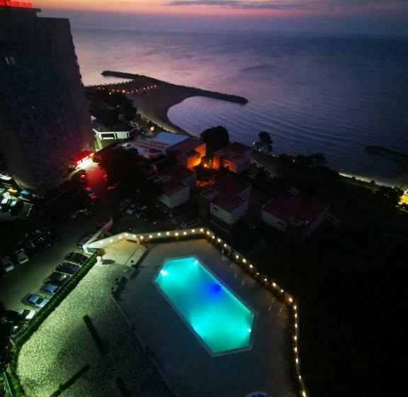 带1个卧室的带海景的公寓, Olimp Sea View Apartments Etajul 11