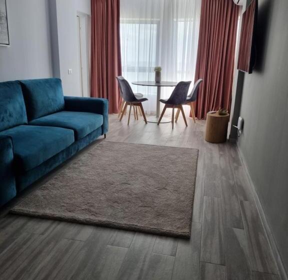 带1个卧室的带海景的公寓, Olimp Sea View Apartments Etajul 11