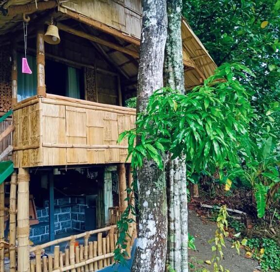 Семейный Номер, Fab   Bamboo Hut With Open Shower