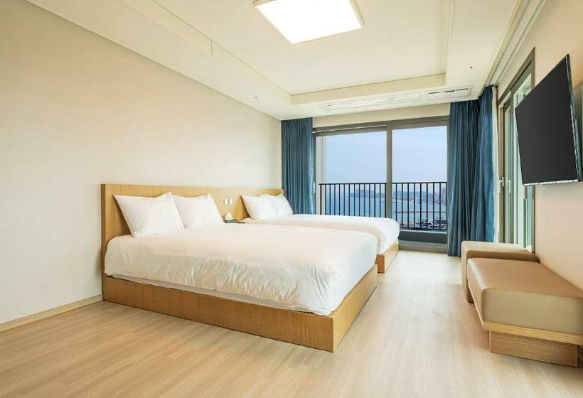 חדר פרמיום נוף לים, Sokcho I Park Suite Hotel & Residence