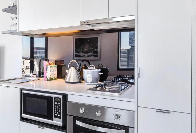 آپارتمان اکونومی 1 خوابه, Aura On Flinders Serviced Apartments