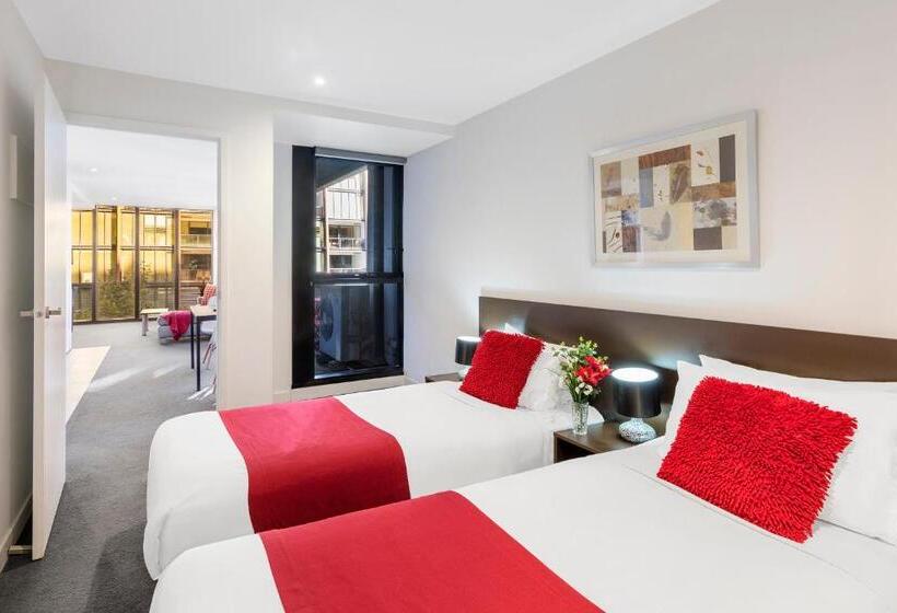 آپارتمان 1 خوابه با بالکن, Aura On Flinders Serviced Apartments
