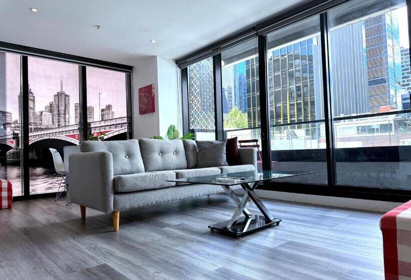 آپارتمان 2 خوابه, Aura On Flinders Serviced Apartments