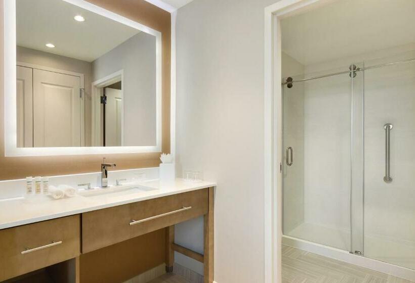 キングサイズベッドのスイートルーム, Homewood Suites By Hilton Calgary Downtown