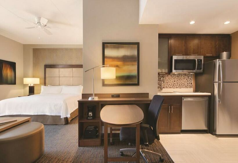 ダブルベッドのスタンダードスタジオ, Homewood Suites By Hilton Calgary Downtown