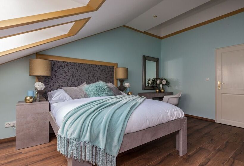 Cama em Quarto Superior Compartilhado, Gorgeous Prague Rooms