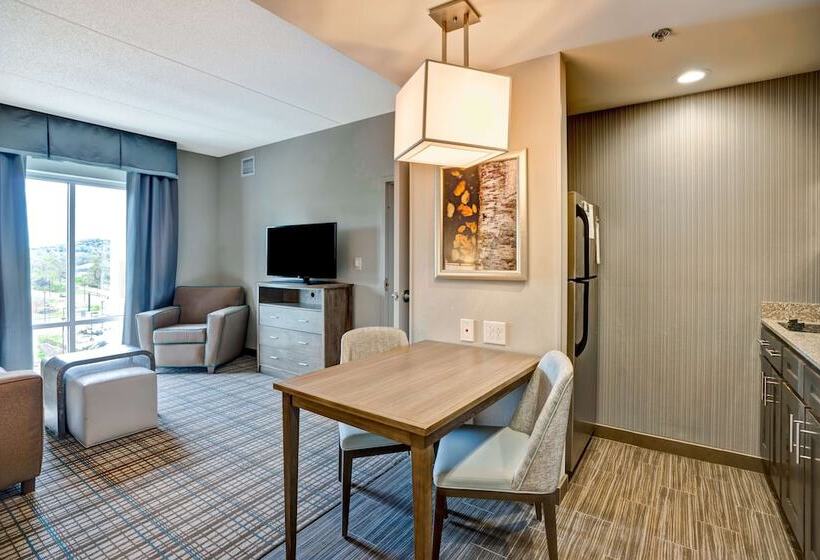 带大床的套房, Homewood Suites By Hilton Nashville Franklin Cool Springs