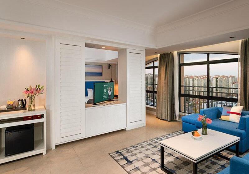 اتاق استاندارد با چشم‌انداز, Park Inn By Radisson Beihai Silver Beach Wanda Plaza