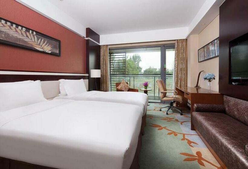 quarto Deluxe Vista Parque, Holiday Inn Beijing Shijingshan Parkview By Ihg