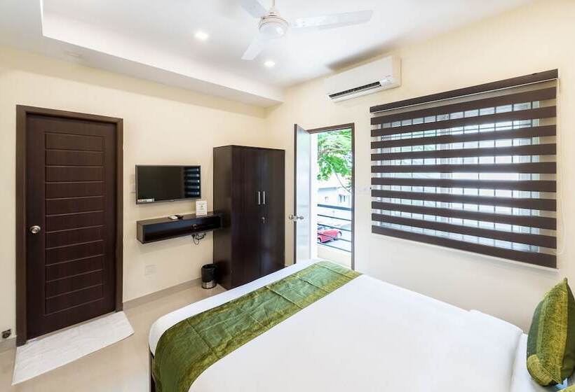 豪华房间, Treebo Adin Residence Chennai Trade Centre