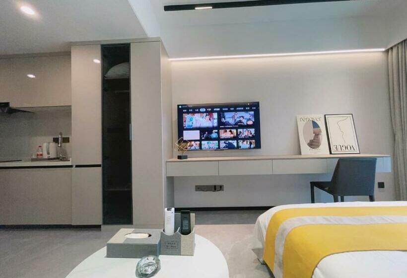 اتاق استاندارد با چشم‌انداز شهر, Canopy Executive Apartments   Liuxian Cave Headquarters