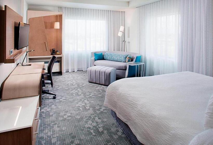带大床的标准间, Courtyard By Marriott Dallas Carrollton And Carrollton Conference Center