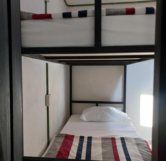 اتاق استاندارد با تختخواب دوطبقه و حمام مشترک, & Hostal Santuario