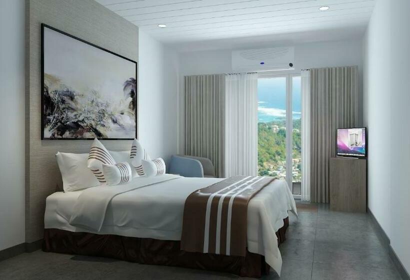 اتاق استاندارد با چشم‌انداز دریا, Spring Hotel Bequia
