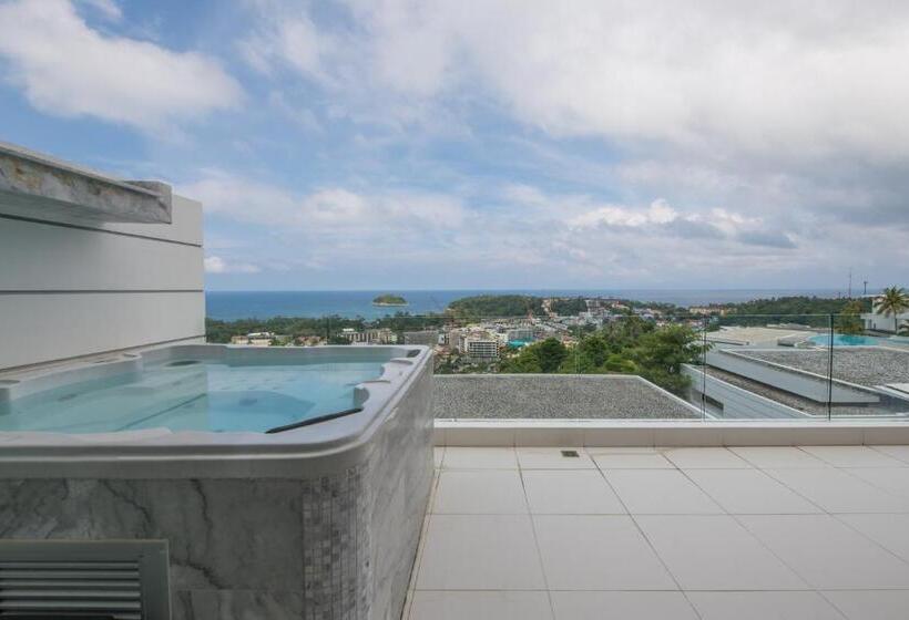 آپارتمان 1 خوابه با چشم‌انداز دریا, The View Phuket By Resava