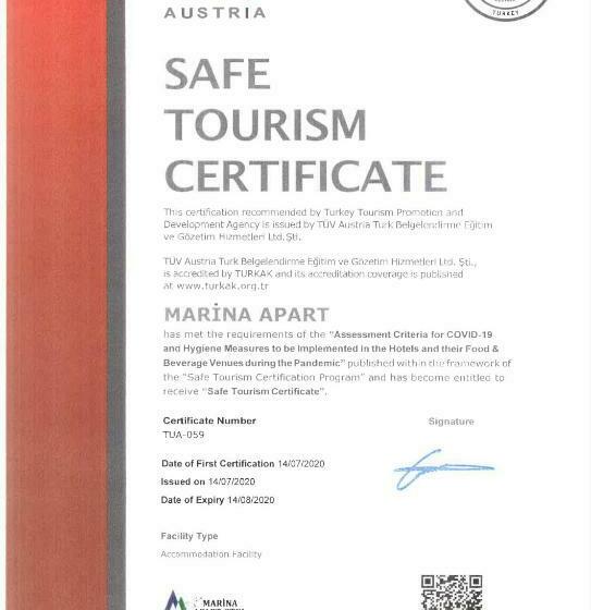 آپارتمان 1 خوابه, Marina Apart