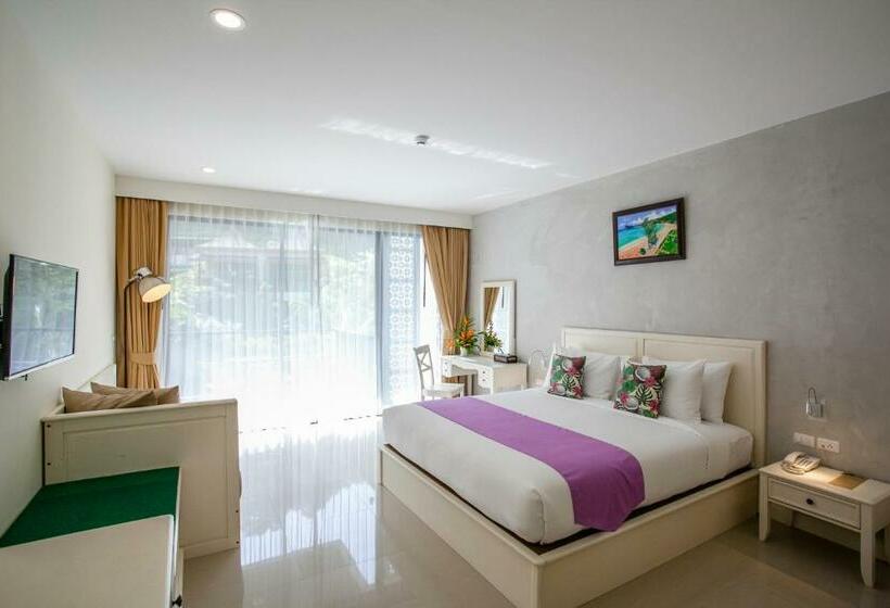 اتاق لوکس با چشمانداز استخر, Hula Hula Resort, Ao Nang  Sha Extra Plus