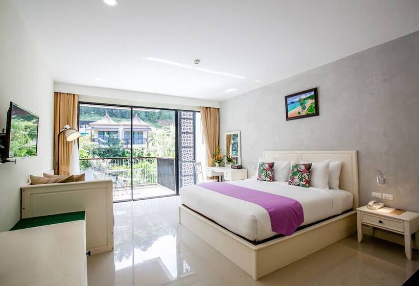 اتاق لوکس با چشمانداز استخر, Hula Hula Resort, Ao Nang  Sha Extra Plus