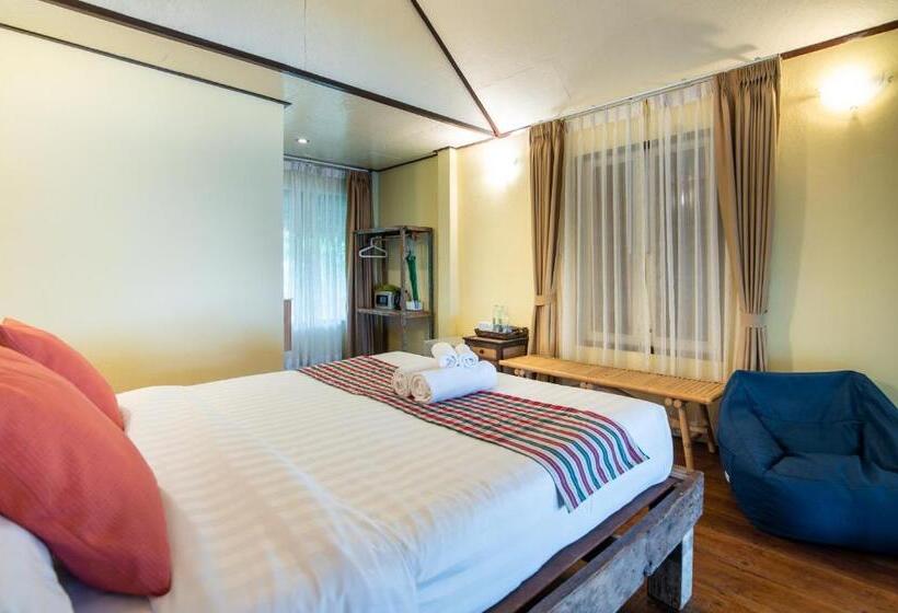 바다 전망 스탠다드 방갈로, Pawapi Beach Resort Koh Mook