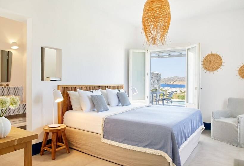 Номер Стандарт Вид на Море, Milos Breeze Boutique
