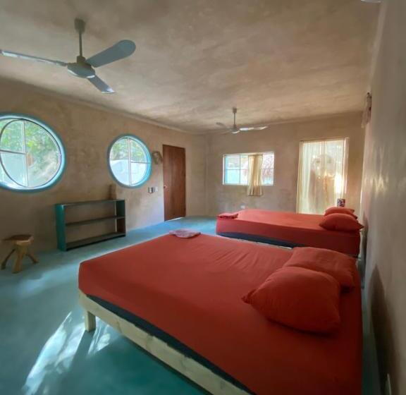 ２ダブルベッドのスタンダードルーム, Tubo Tulum Hostel