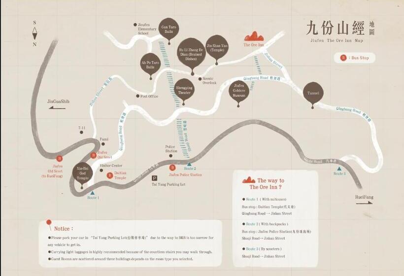 اتاق لوکس با چشم‌انداز دریا, H& Jiufen Ore Inn