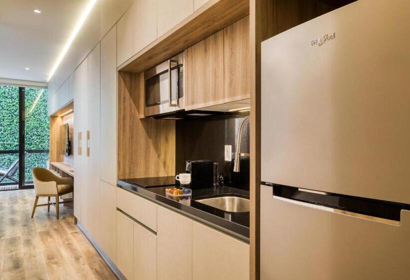 バルコニー付きスタンダードステューディオ, Utopic Palacio Polanco By Uliv