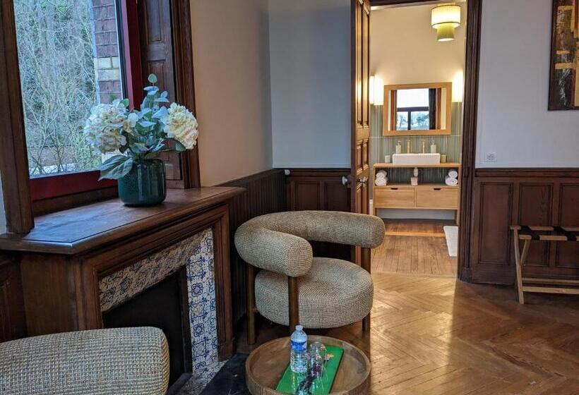 带阳台的豪华间, Villa Eliane   Parking Privé
