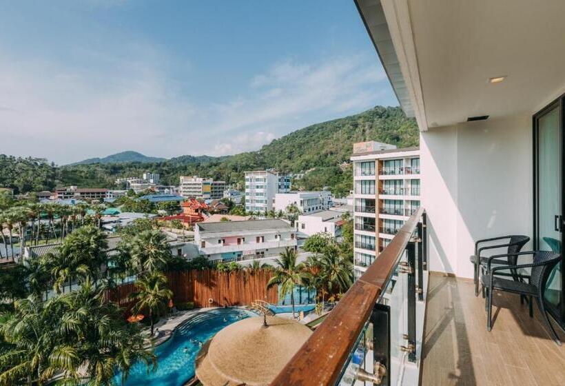 套房带泳池景, The Beach Heights Condotel Kata 500 Meters To Kata Beach