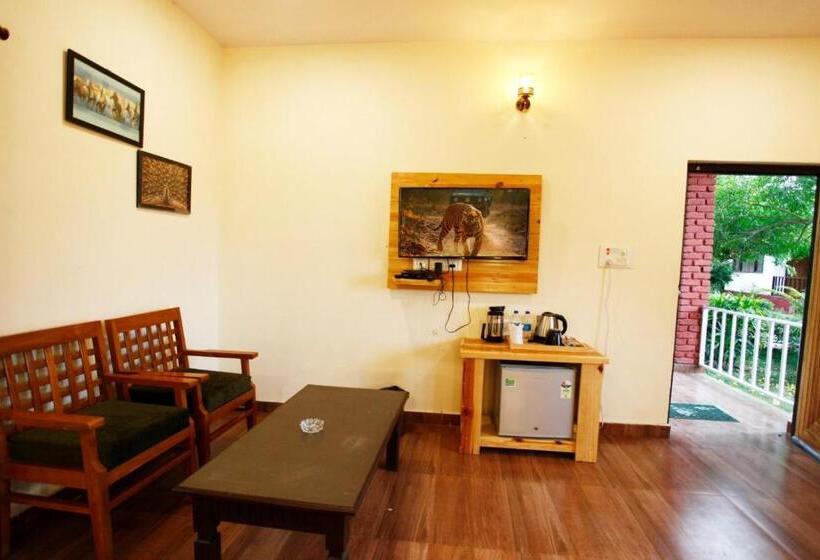 1침실 빌라 정원 전망, Vanasthali Jungle Resort Corbett By Royal Collection
