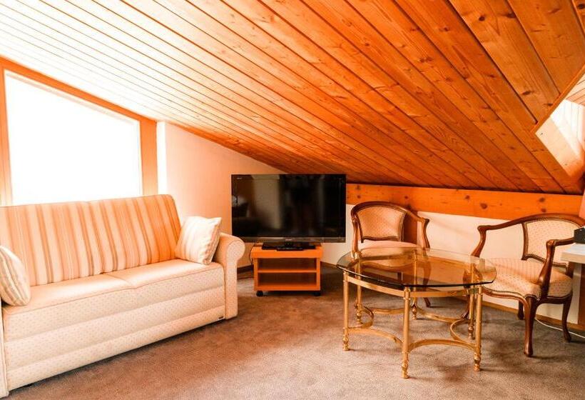 اتاق استاندارد چهار تخته, Hillsite Smart Hotel Flims