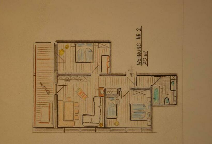 Апартаменты 2 Спальни, Villa Natur