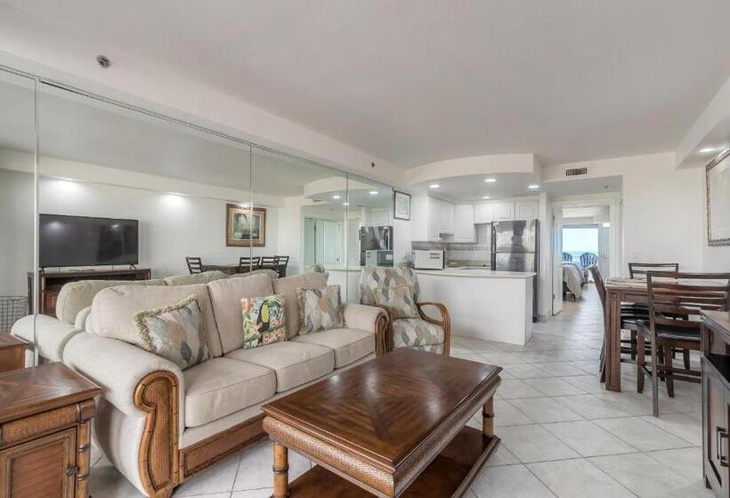 海の見える１ベッドルームアパートメント, Dbr Direct Oceanfront Condo, Daytona Beach, Sleeps 4