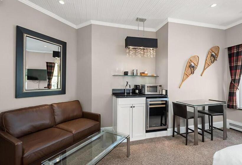 בית, חדר שינה 1, Independence Square 302, Top Floor Stylish Hotel Room With Wet Bar, A/c, In Downtown Aspen