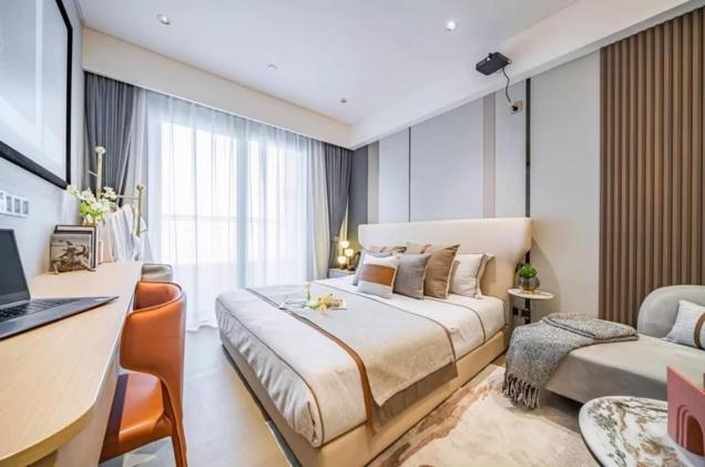 اتاق لوکس, Raffles Executive Apartment   Guangzhou Huijin International Finance Center, Keyun Road Metro Statio