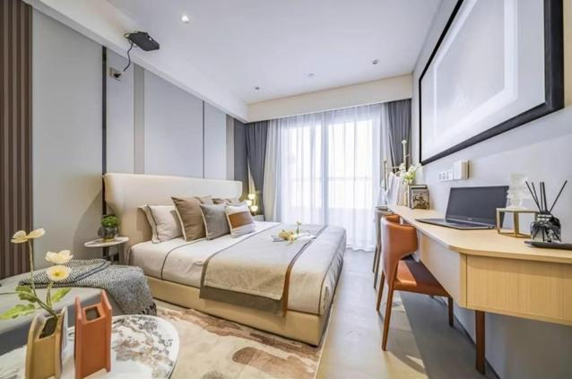 اتاق لوکس, Raffles Executive Apartment   Guangzhou Huijin International Finance Center, Keyun Road Metro Statio