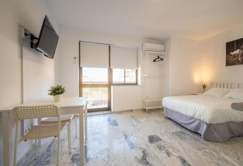 اتاق استاندارد با تراس, Hostal Antiguo Palacio Hotel París