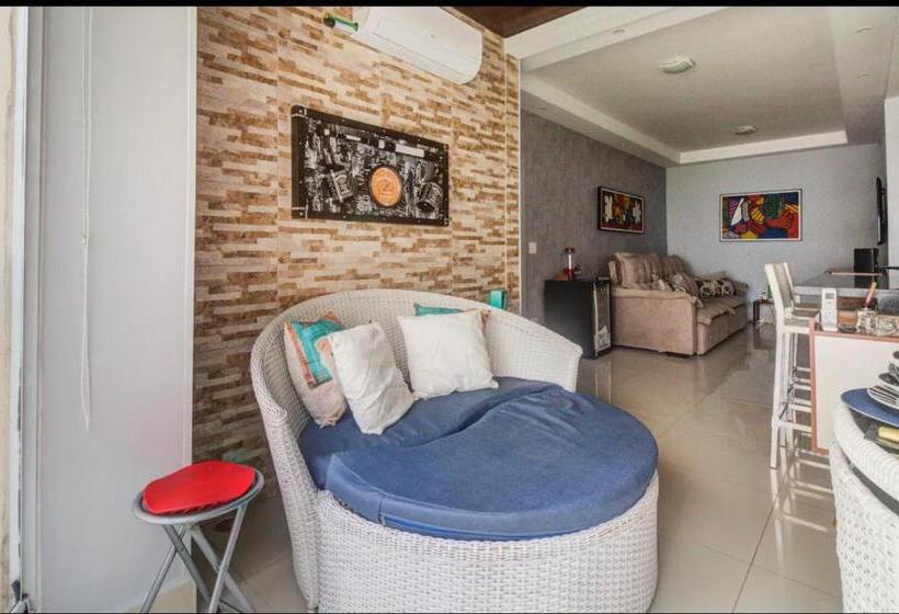 침실 1개 아파트, Flat Boutique Guarujá